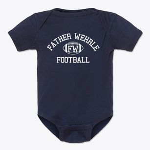 Father Wehrle High School Classic Football Baby Onesie