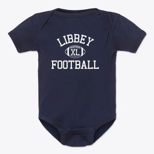 Libbey High School Classic Football Baby Onesie