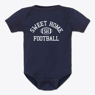 Sweet Home Junior High School Classic Football Baby Onesie
