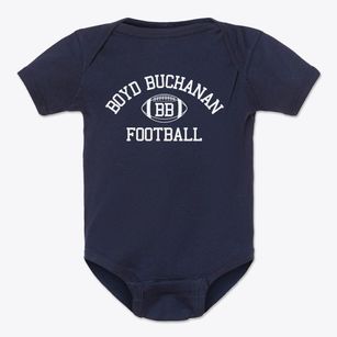 Boyd Buchanan School Classic Football Baby Onesie