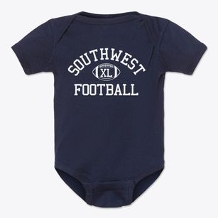 Southwest Prep School Nw Campus Classic Football Baby Onesie