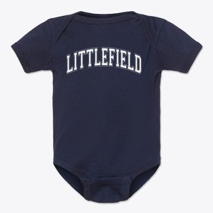 Littlefield Junior High School Varsity Arch Baby Onesie