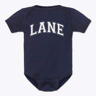 Lane School Varsity Arch Baby Onesie
