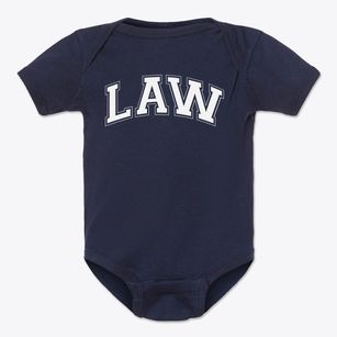Law Elementary School Varsity Arch Baby Onesie