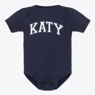 Katy Junior High Varsity Arch Baby Onesie