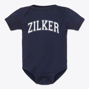 Zilker Elementary School Varsity Arch Baby Onesie