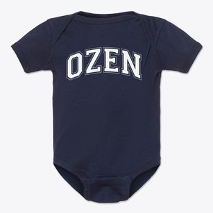 Ozen Magnet High Varsity Arch Baby Onesie