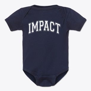 Impact Early College High School Varsity Arch Baby Onesie