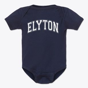 Elyton Elementary School Varsity Arch Baby Onesie