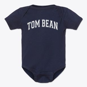 Tom Bean High School Varsity Arch Baby Onesie
