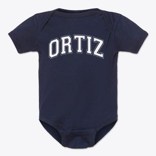 Ortiz Elementary School Varsity Arch Baby Onesie