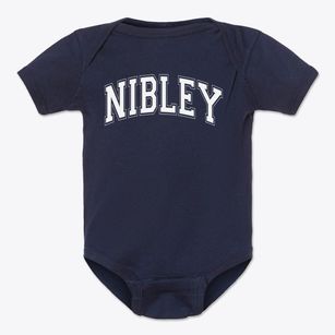 Nibley Elementary School Varsity Arch Baby Onesie