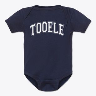 Tooele Junior High School Varsity Arch Baby Onesie