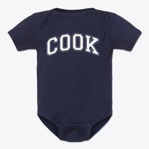 Cook Elementary School Varsity Arch Baby Onesie