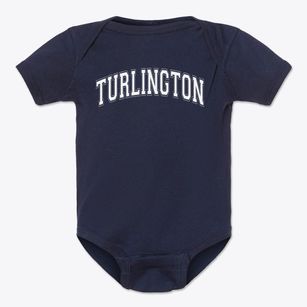 Turlington Woods School Varsity Arch Baby Onesie