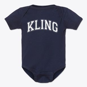 Kling Elementary School Varsity Arch Baby Onesie