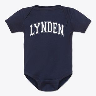 Lynden Christian Middle School Varsity Arch Baby Onesie
