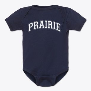 Prairie High School Varsity Arch Baby Onesie