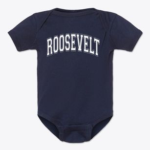 Roosevelt Elementary School Varsity Arch Baby Onesie