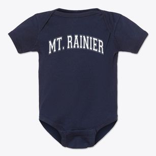 Mt. Rainier High School Varsity Arch Baby Onesie