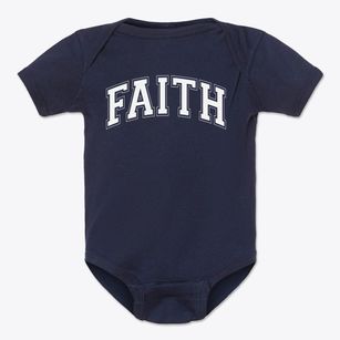 Faith Christian Academy Varsity Arch Baby Onesie