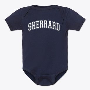 Sherrard Middle School Varsity Arch Baby Onesie
