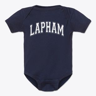 Lapham Elementary School Varsity Arch Baby Onesie