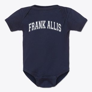 Frank Allis Elementary School Varsity Arch Baby Onesie