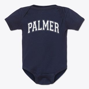 Palmer Elementary School Varsity Arch Baby Onesie