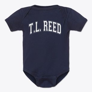 T.l. Reed School Varsity Arch Baby Onesie