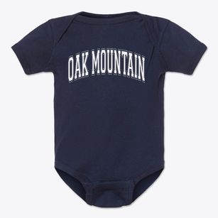Oak Mountain Middle School Varsity Arch Baby Onesie