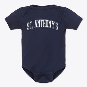 Saint Anthony's School Varsity Arch Baby Onesie