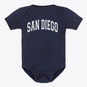 San Diego High School Varsity Arch Baby Onesie