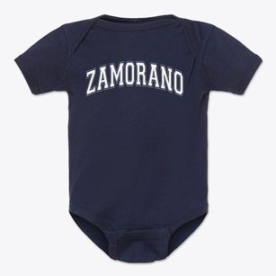 Zamorano Fine Art Academy Varsity Arch Baby Onesie