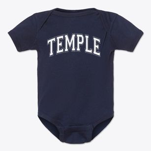 Temple Christian School Varsity Arch Baby Onesie