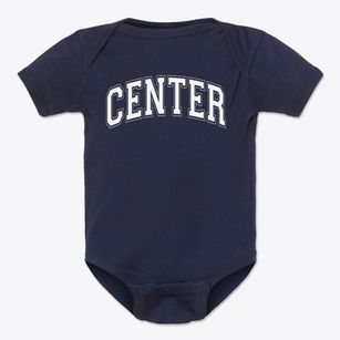 Center Junior High School Varsity Arch Baby Onesie