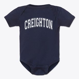 Creighton Middle School Varsity Arch Baby Onesie