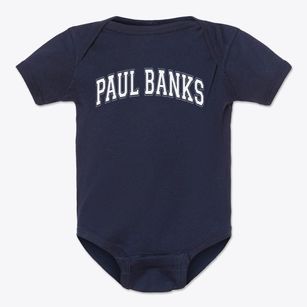Paul Banks Elementary School Varsity Arch Baby Onesie