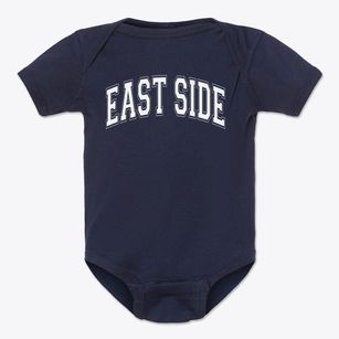 East Side Charter School Varsity Arch Baby Onesie
