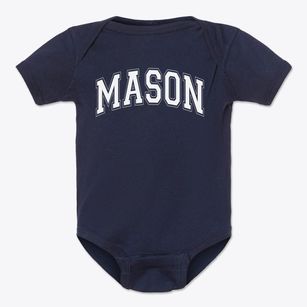 Mason Classical Academy Varsity Arch Baby Onesie