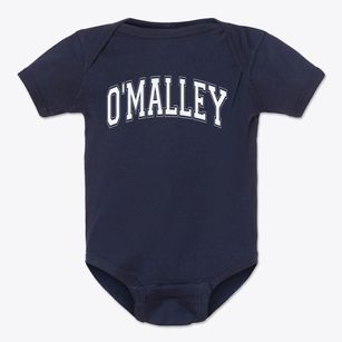 O'malley Elementary School Varsity Arch Baby Onesie