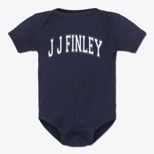 J J Finley Elementary School Varsity Arch Baby Onesie