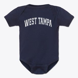 West Tampa Elementary School Varsity Arch Baby Onesie