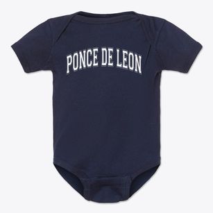 Ponce De Leon Middle School Varsity Arch Baby Onesie