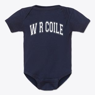 W R Coile Middle School Varsity Arch Baby Onesie