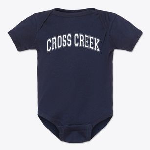 Cross Creek High School Varsity Arch Baby Onesie