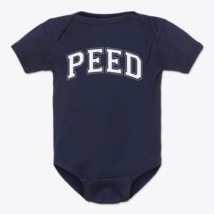 Peed Elementary School Varsity Arch Baby Onesie