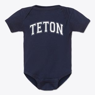 Teton Middle School Varsity Arch Baby Onesie