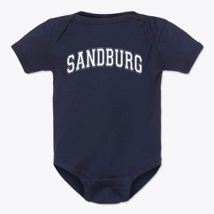 Sandburg Elementary School Varsity Arch Baby Onesie
