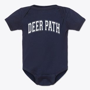 Deer Path Middle Varsity Arch Baby Onesie